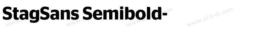 StagSans Semibold字体转换 StagSans Semibold字体转换